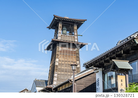 埼玉県川越市 蔵造りの町並みのシンボル 時の鐘 埼玉県川越市 蔵造りの町並みのシンボル 時の鐘 130328721