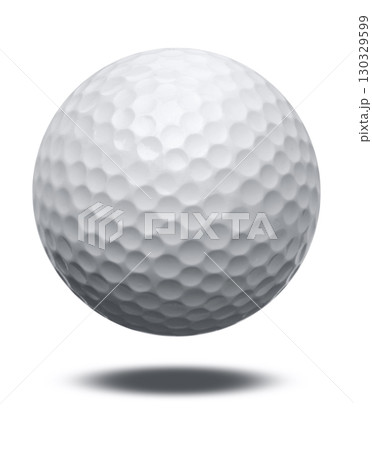 Golf ball on white background Golf ball on white background 130329599