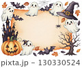 ハロウィン背景フレーム壁紙,ハロウィーン 130330524