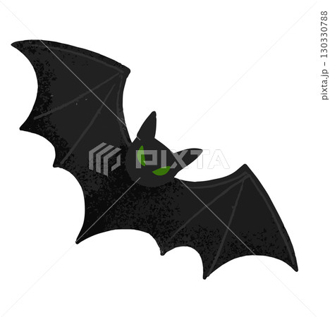 ハロウィンのコウモリのイラスト 130330788