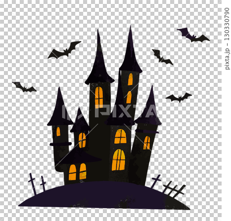 ハロウィンのお化け屋敷 130330790