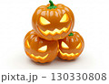 ハロウィンのカボチャ ジャックオーランタン 130330808