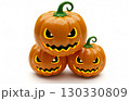 ハロウィンのカボチャ ジャックオーランタン 130330809