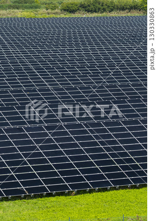 Photovoltaic panels capturing sunlight in Loreo, Veneto, Italy 130330863