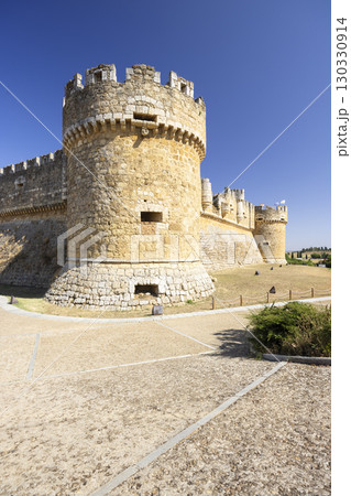 Castle of Grajal de Campos standing tall in Castilla and Leon, Spain Castle of Grajal de Campos standing tall in Castilla and Leon, Spain 130330914