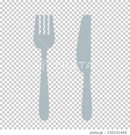 刀叉平面插圖 刀叉平面插圖 130331448