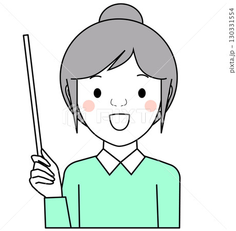 案内する女性 130331554