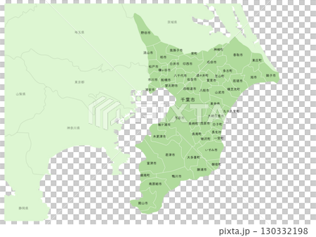 千葉縣地圖,標示各市名稱及行政區劃。日本城市地圖系列(含市、町、村名及週邊地區) 千葉縣地圖,標示各市名稱及行政區劃。日本城市地圖系列(含市、町、村名及週邊地區) 130332198