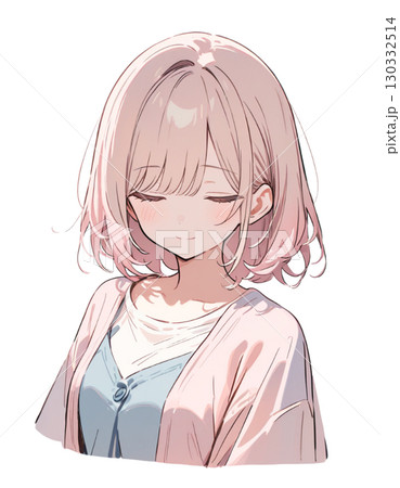 ゆったりとした時間を楽しむ女性のイラスト 130332514