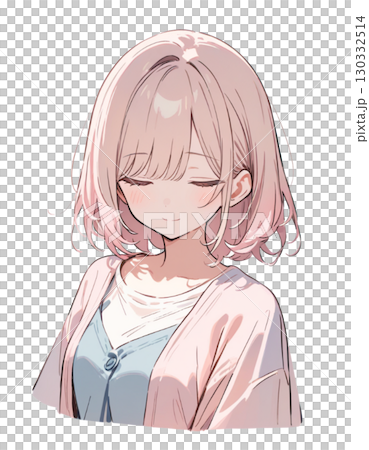 ゆったりとした時間を楽しむ女性のイラスト 130332514