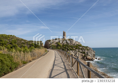 seascape of the mediterranean coast 130333218