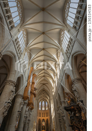 サン・ミッシェル大聖堂／ブリュッセル，ベルギー 130334583