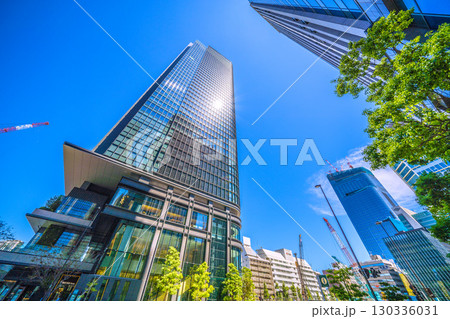 日本の東京都市景観新風景 常盤橋タワーや八重洲一丁目北地区再開発、日本橋一丁目再開発などを望む=9月 日本の東京都市景観新風景 常盤橋タワーや八重洲一丁目北地区再開発、日本橋一丁目再開発などを望む=9月 130336031
