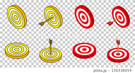 目標等距圖示向量集 目標等距圖示向量集 130336054