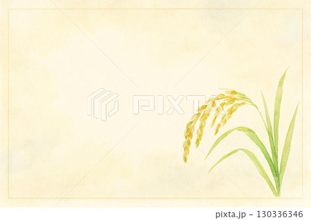 フレーム素材　稲穂 130336346