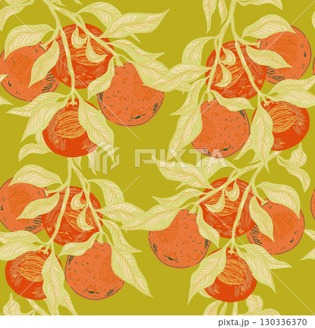 seamless pattern with apples 130336370