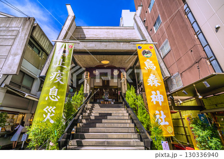 日本の東京都市景観 新橋・烏森神社などを望む 日本の東京都市景観 新橋・烏森神社などを望む 130336940