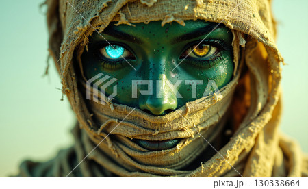 古代エジプト神話の冥界の王、オシリス 130338664