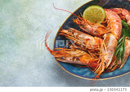fried Langoustines , Australian, lime and herbs, spices, homemade, no people, 130341173