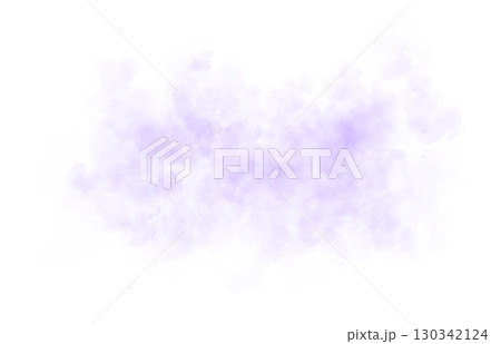 Highly translucent purple smoke haze template on transparent background for mockups overlays and visual effects use 130342124