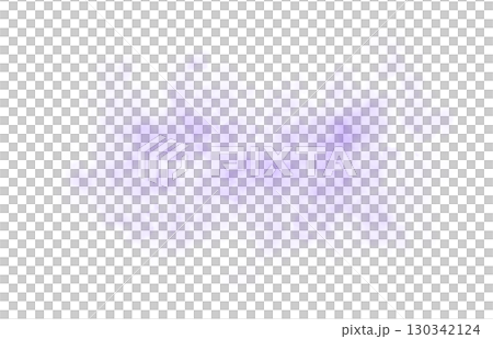 Highly translucent purple smoke haze template on transparent background for mockups overlays and visual effects use 130342124