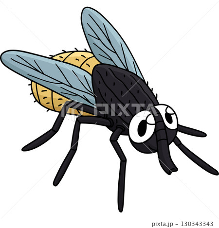 Insect Housefly Animal Cartoon Colored Clipart Insect Housefly Animal Cartoon Colored Clipart 130343343