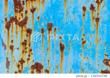 Rusty Blue Metal Surface Texture Rusty Blue Metal Surface Texture 130343746