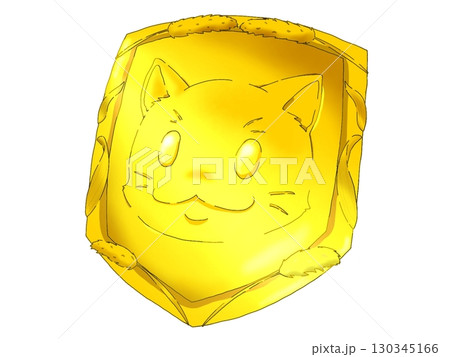 きらびやかな金盾 130345166