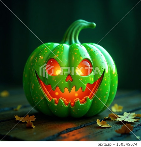 ハロウィーン カボチャの置物 ハロウィーン カボチャの置物 130345674