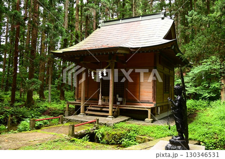 湧き水が豊富な花巻の水分神社 湧き水が豊富な花巻の水分神社 130346531