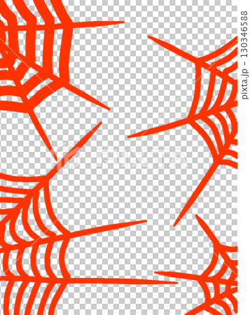 Halloween spider web orange 130346588