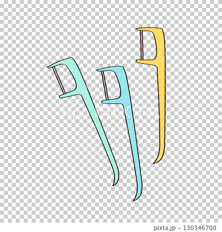 糸ようじのイラスト 130346708