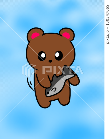 Bear catching salmon Bear Bear Simple 130347065