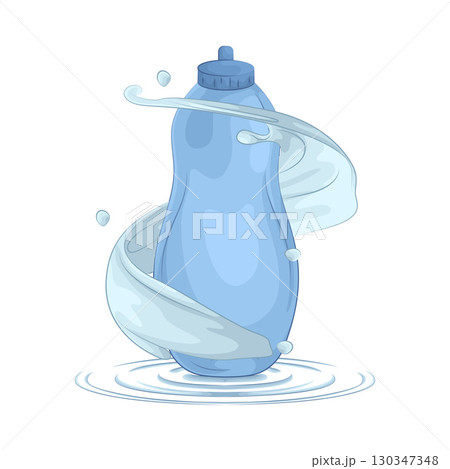 Illustration of Water Bottle Illustration of Water Bottle 130347348