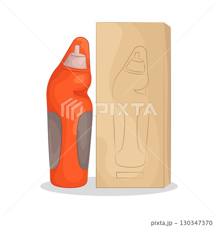 Illustration of Water Bottle Illustration of Water Bottle 130347370