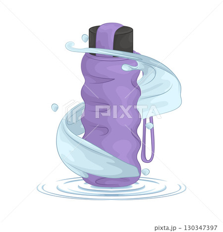 Illustration of Water Bottle Illustration of Water Bottle 130347397