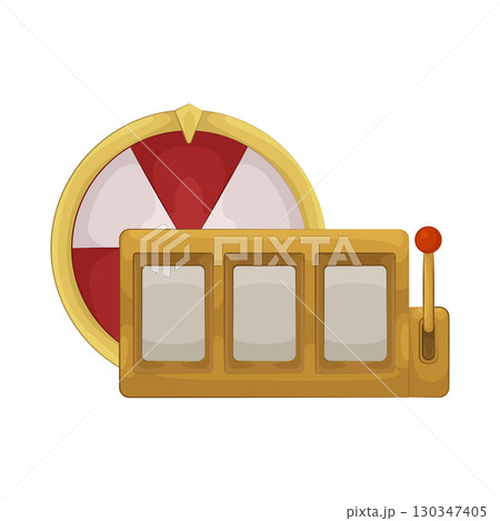 Illustration of Slot Machine 130347405