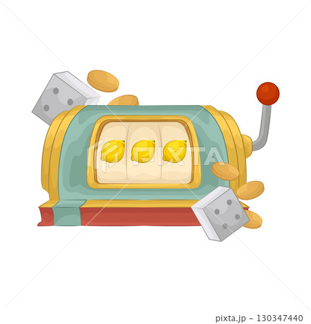 Illustration of Slot Machine 130347440