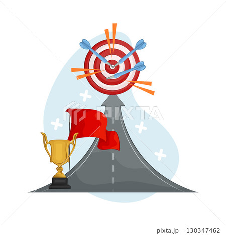 Illustration of Goal Illustration of Goal 130347462