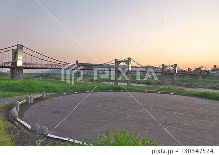 【玉手橋 (早朝)】 大阪府柏原市石川町 130347524