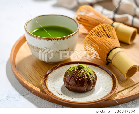 抹茶と和菓子の豊かな時間 130347574