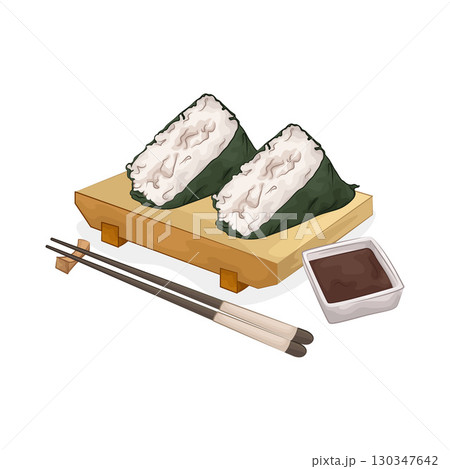 Illustration of Onigiri  130347642