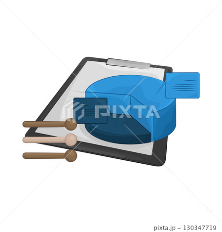Illustration of Pie Chart 130347719