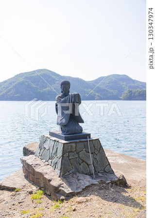 対馬　和多都美神社　豊玉姫の像 130347974