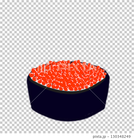 Sushi salmon roe sushi food simple 130348249