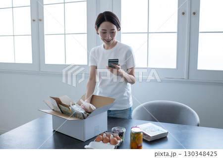 管理職女性の食生活、お取り寄せ 130348425