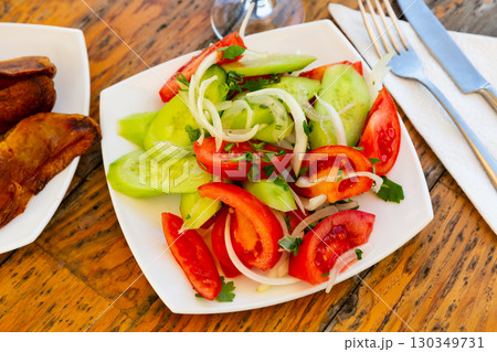 Delicious vegetable salad Delicious vegetable salad 130349731