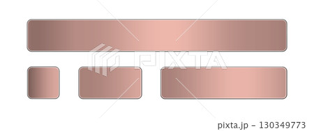 銅の金属プレートD2 セット 銅の金属プレートD2 セット 130349773