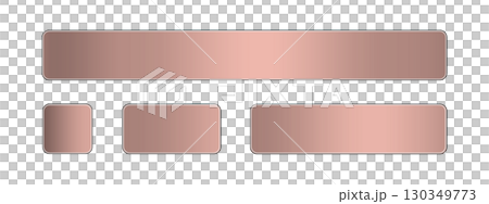 銅の金属プレートD2 セット 銅の金属プレートD2 セット 130349773