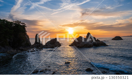 笹川流れ・夕景 130350321